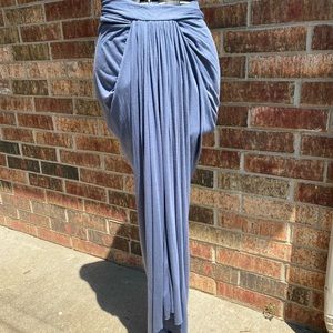 Rick Owens Lillies Skirt in Slate Blue